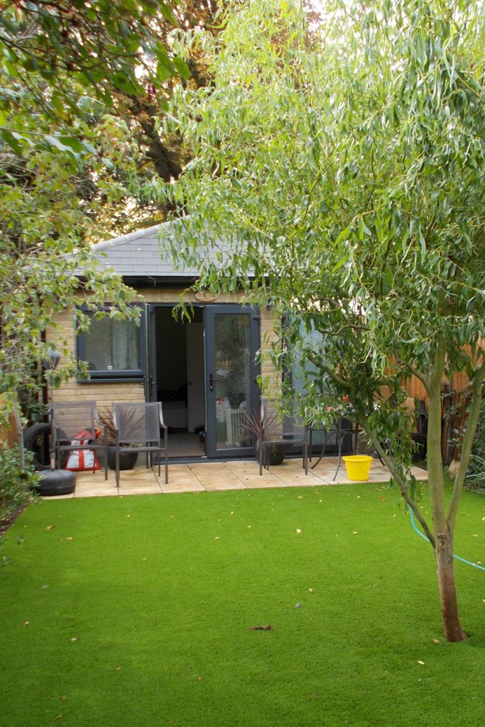 Cavendish Road outbuilding in garden